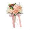 Wedding Bouquet Tossing Romantic Artificial Bridal Bridesmaid for Bride