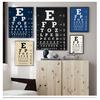 Wall Pictures Eye Doctor Gifts Vintage Optometry Eye Chart Art Prints Eye Clinic Decor Snellen Eye Chart Canvas Painting