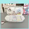 Детский мультяшный пенал Hello Kitty с многослойным отделением для учеников и школьных принадлежностей