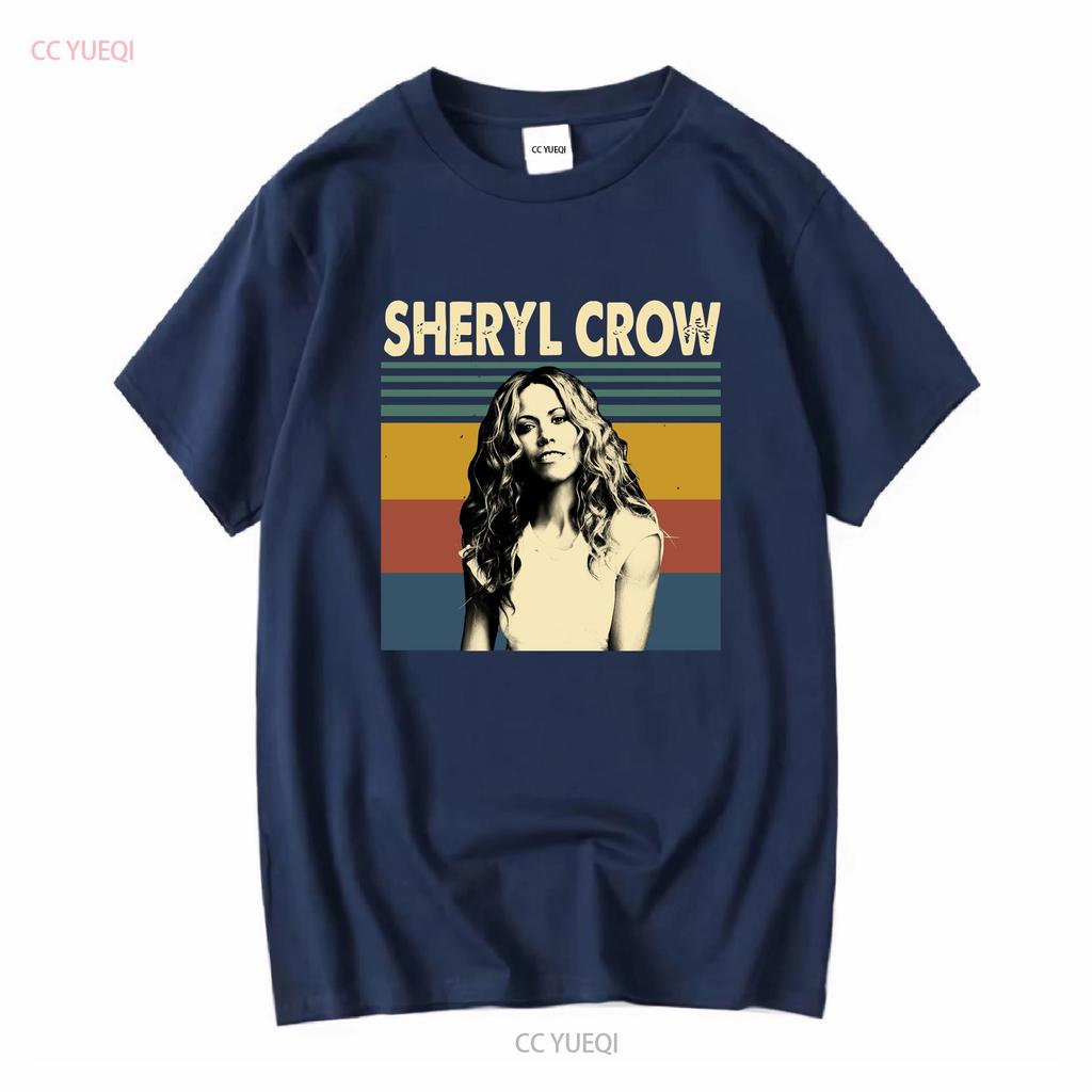 Sheryl Crow American Musician Vintage Retro T Shirt vintage Washed Stretched Casual Comfortable Slightly Soft fashion graphic