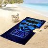 Cats Nation Print Beach Towel, Large Soft Quick Dry Towel for Beach Camping Swimming