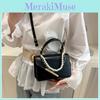 Simulation Fashion Pearl Chain Decoration Women Shoulder Bag For Daily Use