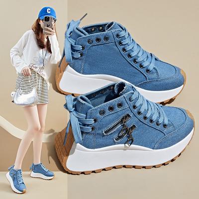 Мода 2025 Новые Женские Кеды из Канваса с Рисунком Женская Повседневная Обувь Женские Кроссовки Обувь На Плоской Подошве На Шнуровке Zapatillas Mujer Chaussure Femme