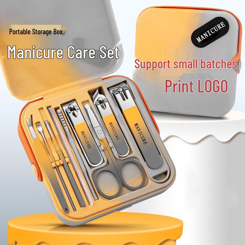 Премиальный набор кусачек для ногтей, устойчивый к смазыванию и брызгам, для мужчин и женщин