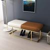 Iron Shoe Changing Stool Home Door Footstool Living Room Sofa Stool Nordic Cloakroom Stool Light Luxury Clothing Store Bench