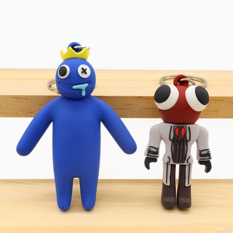 Яркий брелок Roblox Rainbow Friends, подвеска для сумки, игрушка для детей, рождественские подарки