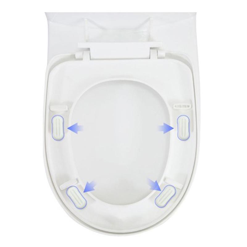 4 шт./лот противоскользящая прокладка для крышки унитаза бампер самоклеящиеся амортизирующие подушечки для сиденья