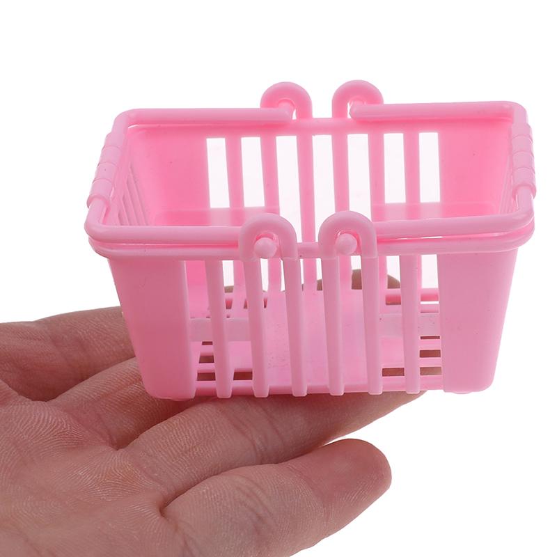 Dollhouse Miniature Shopping Basket Pretend Play Toys Furniture