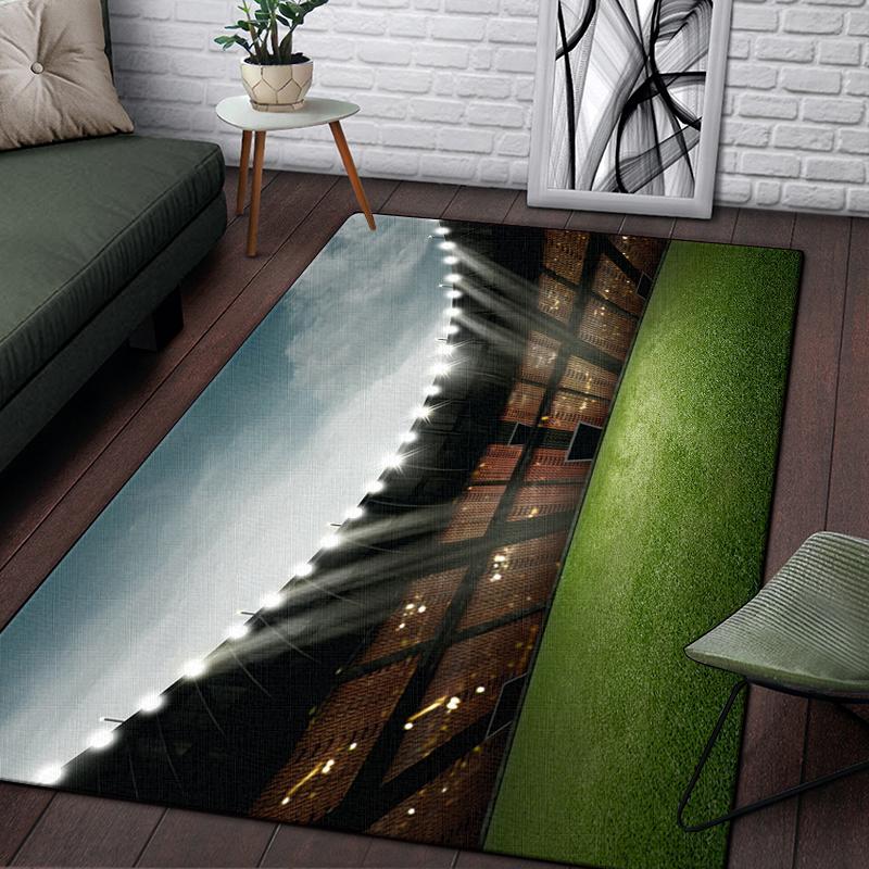 3d футбольный спортивный силуэтный ковер с узором для гостиной, коврики для кемпинга, пикника, противоскользящий коврик, коврик для ползания, подарок для фанатов