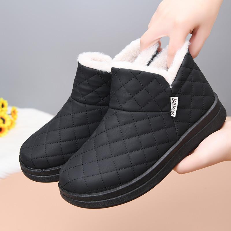 New Snow Boots Winter Velvet Thickened Comfortable Warm Cotton Shoes Casual Non-slip Boots Short Women's Cotton Shoes