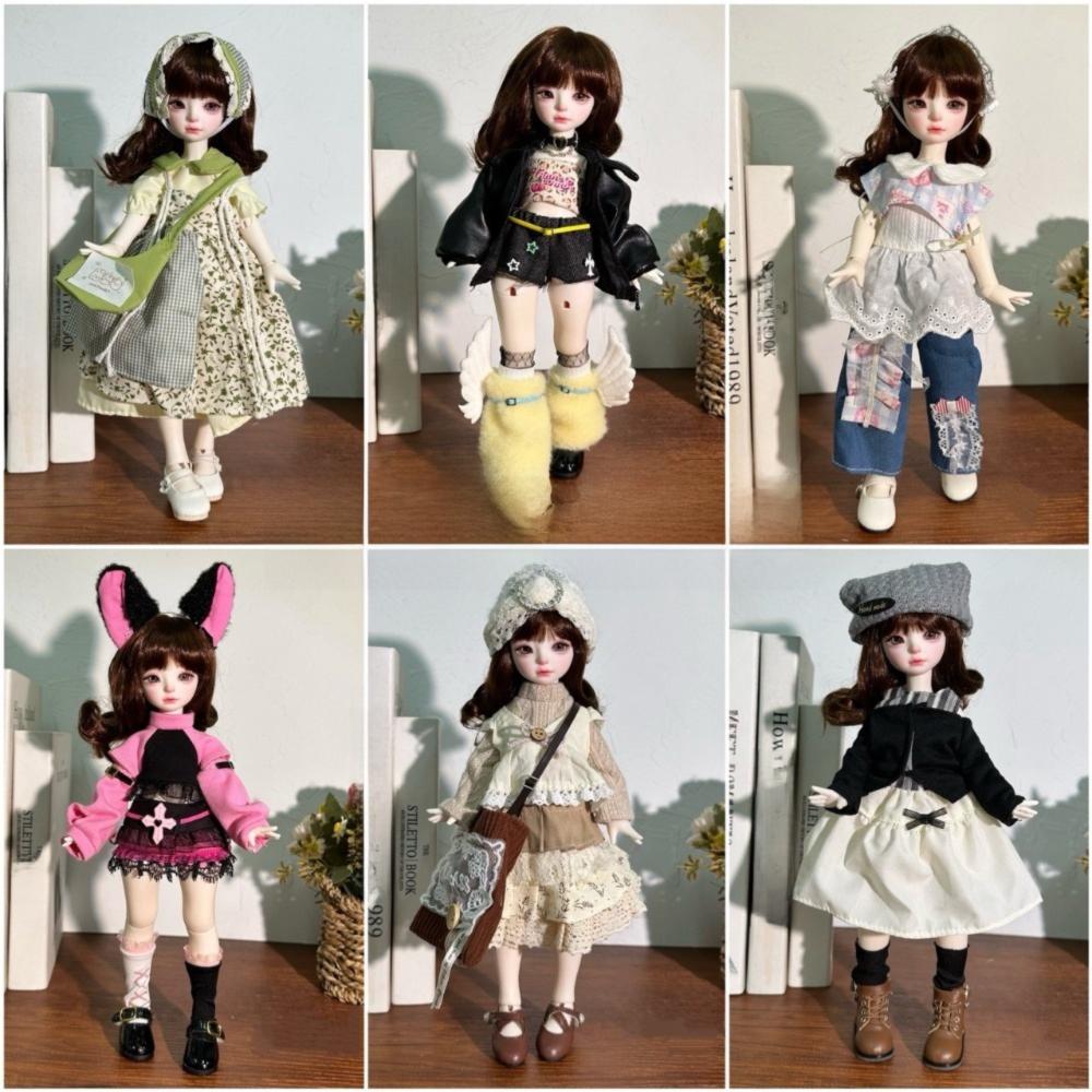 BJD Кукла размером 30 см, 11,8 дюйма, Набор одежды для кук, Набор кукол-младенцев, Многосуставная кукла, Головоломка, Развлечение