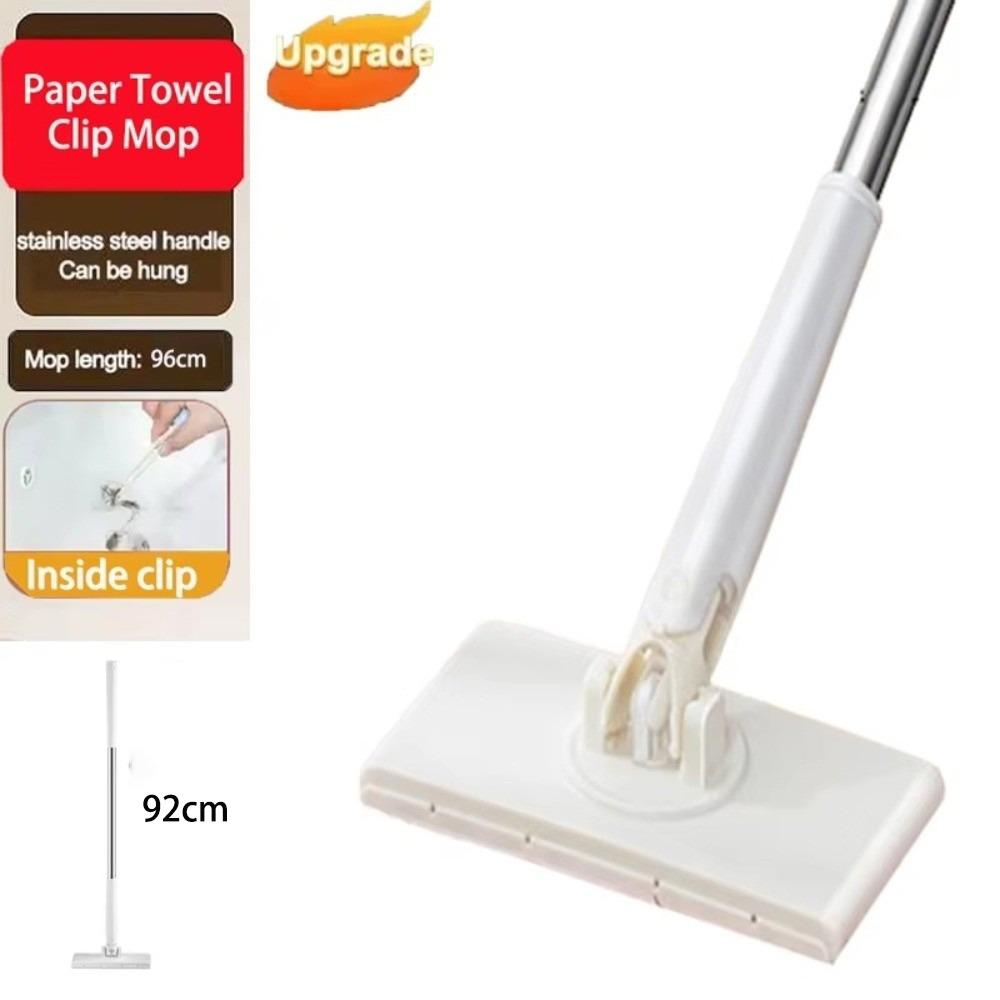 Snap-Grip Clever Mini Mop Удобная автоматическая смена ткани для влажной и сухой уборки, не требующая стирки, швабры для ленивых, инструменты для уборки дома