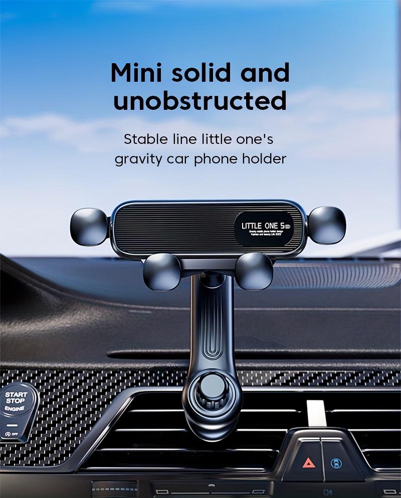 New Gravity Car Phone Holder - Strong Air Vent Clip Mount for Secure Holding, Adjustable Mobile Cell Stand for Hands-Free