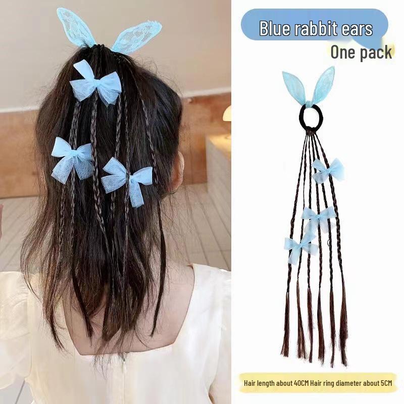 Очаровательный набор аксессуаров для волос в виде бабочек для девочек — включает в себя плетеные жгуты, резинки и повязки с бантами