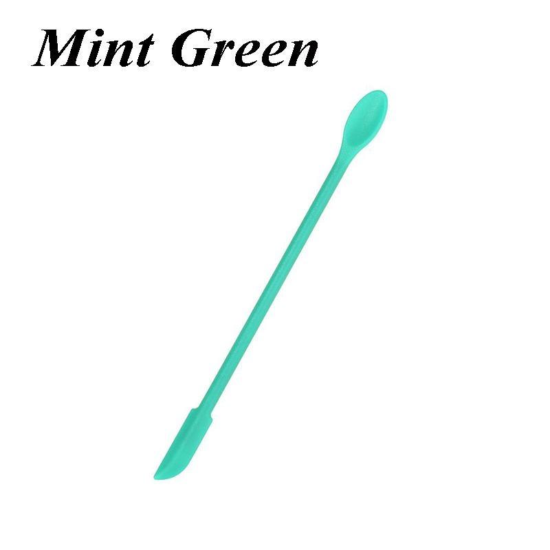 1 шт. креативный силиконовый мини-маленький набор заостренных скребков, расширенный скребок для бутылочек для макияжа, двойной скребок для варенья, скребок для ложки, скребок