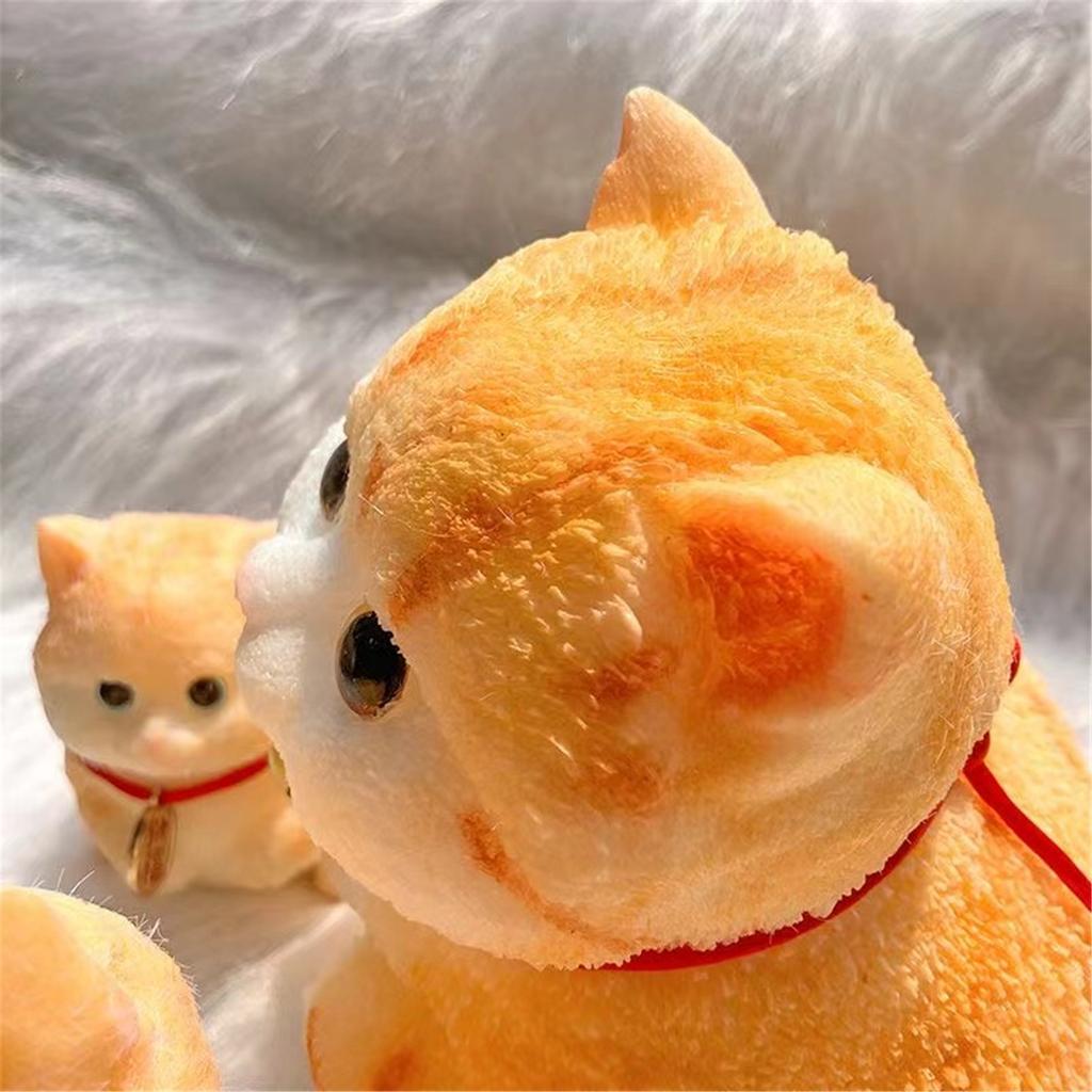 Новинка, розыгрыш, фигурка котенка, сжимающая игрушка, новинку, кляп, настольная игрушка, расслабляющая игрушка для снятия стресса, щипок, котенок