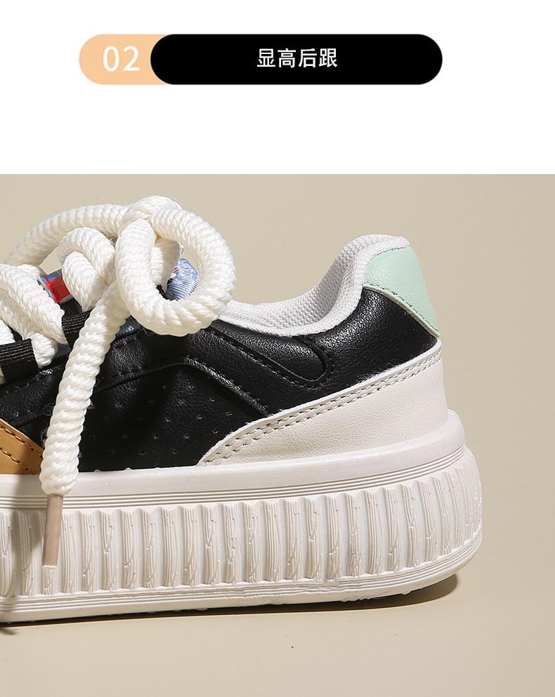 Новые кроссовки с широким носком, винтажные, женские, из искусственной кожи, оксфорды, кроссовки на шнуровке, мокасины Харадзюку, женские, ретро, массивные кроссовки