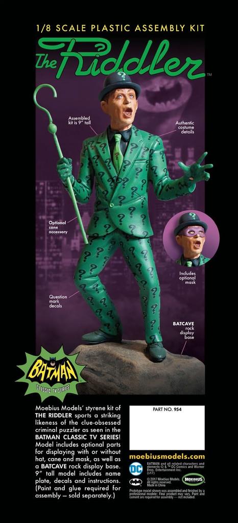 Platts Mobius Model Batman Classic TV Series Riddler Scale Пластиковая модель MOE954 (Назора) 1/8