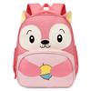 Kids Cartoon Animal Print School Bag With Comfortable Air Cushion Backing For Education