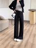 Lu Series Minimalist Supermodel Wide-Leg Pants - High-Waisted Slimming Modal Casual Pants (KK332)