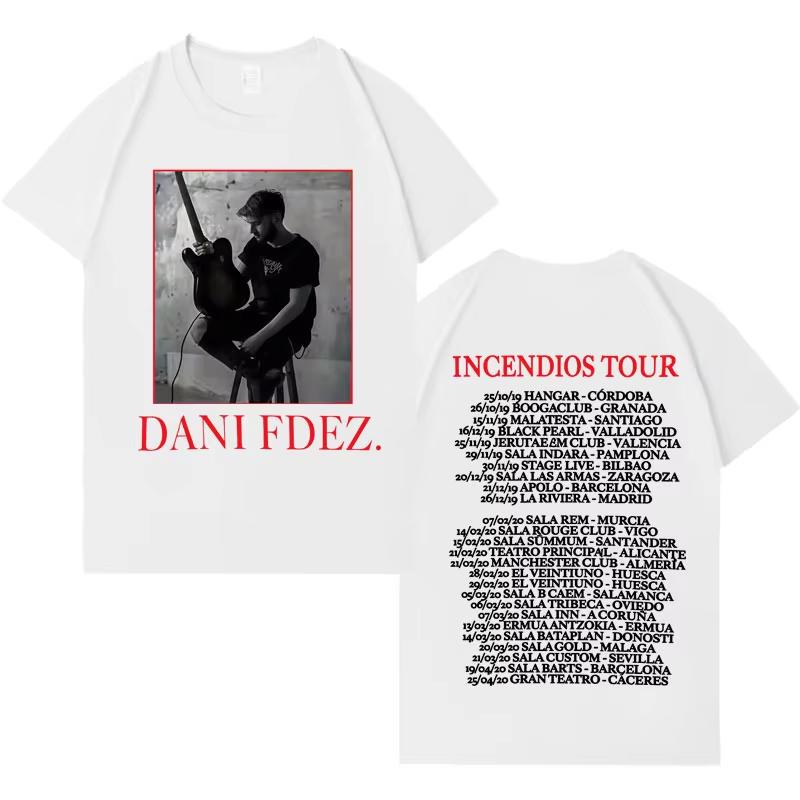 Rapper Dani Fernandez Fashion Tour Tshirt Unisex Women Tshirts Comfort Classic Casual Y2K High Quality Fashion Casual Tshirts