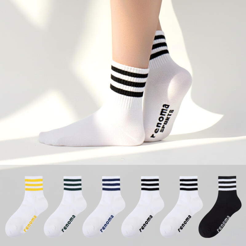 RENOMA Women's Ringle Medium Crew Socks 7-Pair Set