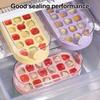 2-in-1 Water Bottle Ice Tray with Straw, One-Click Release, Portable Water Bottle Vertical Ice Cube Mold for Freezer