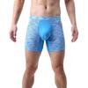 [Whaninti] длинные боксеры мужские трусы-боксеры с открытым передом Впитывают пот и быстро сохнут Свободный дизайн всесезонный синий S