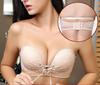 Бюстгальтер без бретелек, женский кружевной бюстгальтер без косточек размера плюс, бесшовное нижнее белье без стального кольца, невидимый бюстгальтер без косточек, нескользящий бюстгальтер, топы