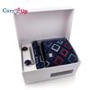 Cozy Up Ties for Men Set with Pocket Square Cufflink and Tie Clip | Necktie Handkerchief In Gift Box for Wedding