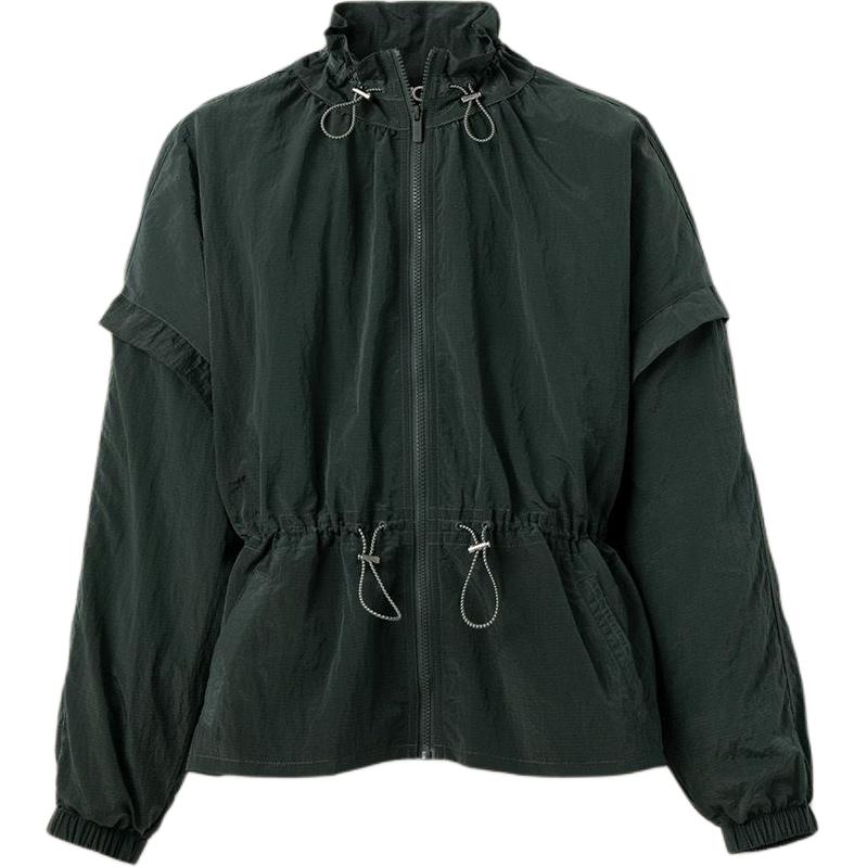 UGG Solid Color Zip Long Sleeve Jacket Women Jackets Forest-Green 1167538-FRSTR