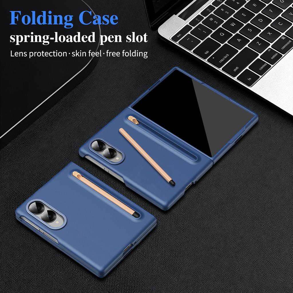 Для Samsung Galaxy Z Fold 8 Ultra 8 7 6 5 4 3 360 Защитная пленка на весь экран Закаленное стекло Жесткая поликарбонатная складная крышка с чехлом для стилуса
