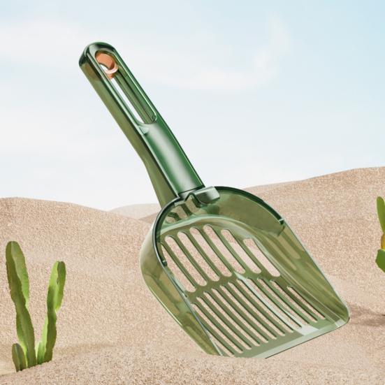 Лопатка для кошачьего туалета с эргономичной ручкой, расширенная полая конструкция, многоразовая лопатка для домашних животных, инструмент для чистки какашек