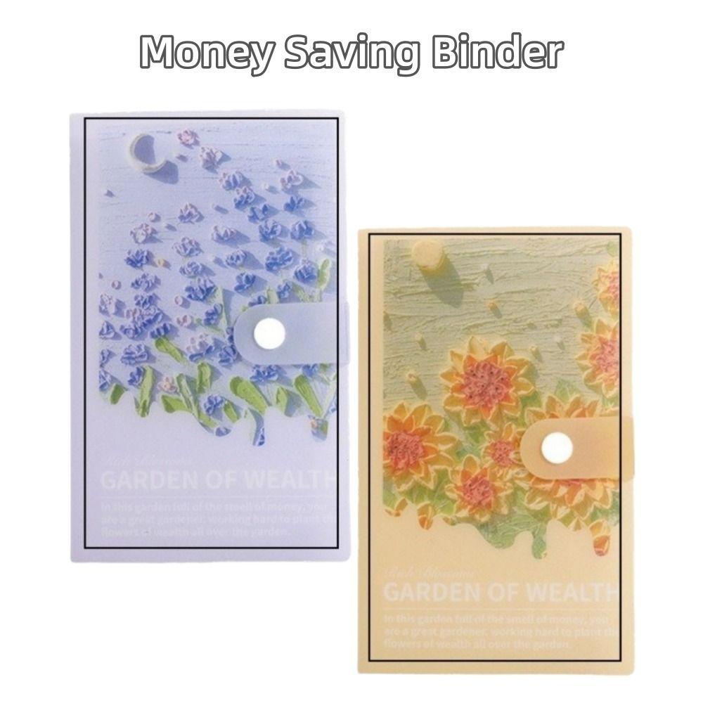 Reusable Budget Savings Book PVC Budget Notebook New Money Saving Binder Personal Finance