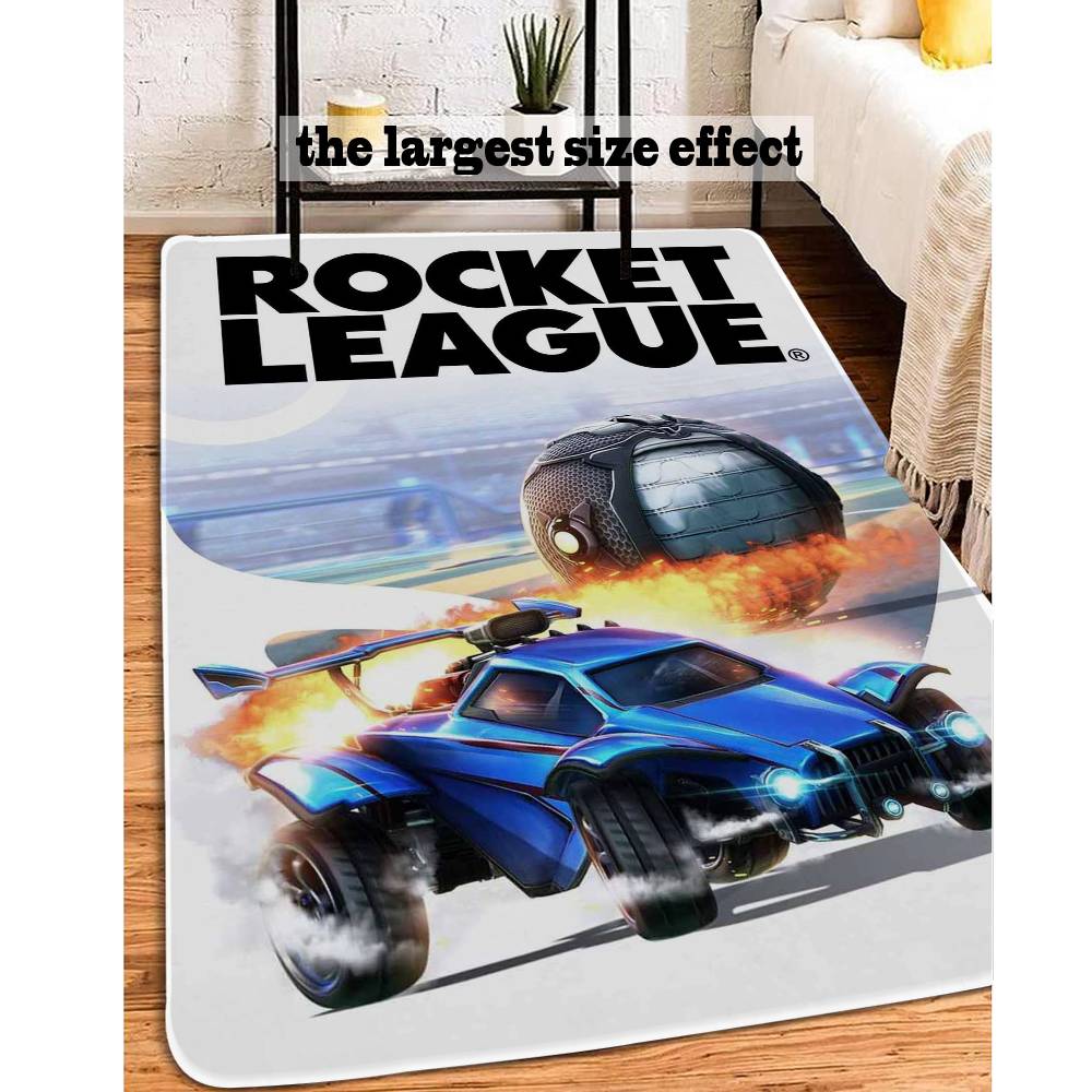 Rocket League Game Floor Mat Rectangle Anti-slip Home Soft Badmat Front Door Indoor Outdoor Mat Welcome Doormat