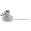 Aluminum Alloy Car Master Cylinder Brake Bleeder Cap Adapter for Manual Brake Power Fluid Bleeding Pneumatic Brake Fluid Bleeder