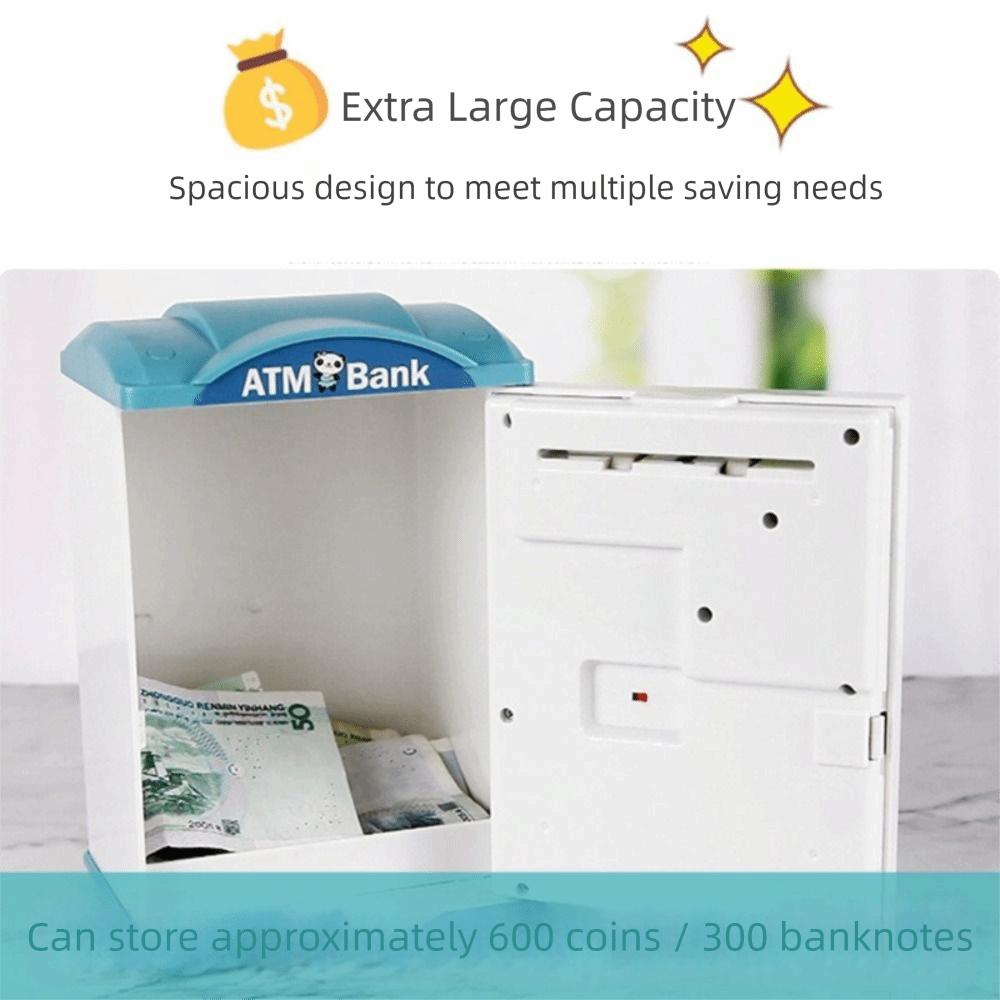Cartoon ATM Password Bank Password Lock Electronic Bank Safe Box Coin Deposit Box  Household