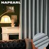 1 шт. NAPEARL, сплошной цвет, имитация льна, оконная тюль, занавеска для гостиной, прозрачная занавеска, занавеска для кухни, двери, спальни
