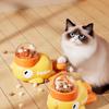 2-in-1 Interactive Dog Toy Pet Automatic Food Treat Dispenser Cartoon Duck Design Slow Food Pet Snack Feeder for Dog Training