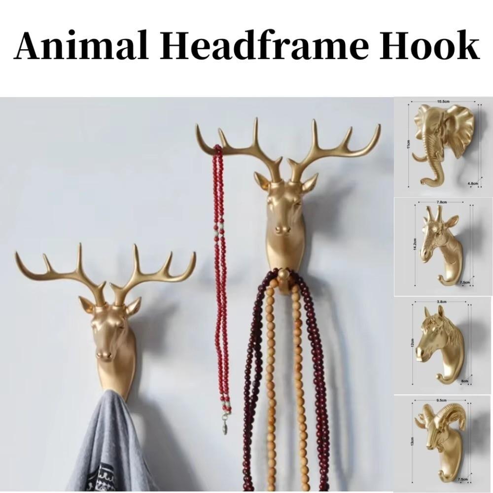 Portable Horse Deer Elephant Rack Wall Mounted Giraffe Hooks New Decorative Coat Caps Racks