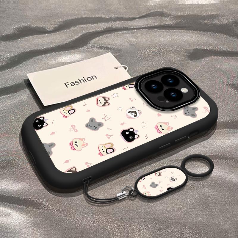 Cute Full Screen Animal Heads for IPhone17promax New Model 15 for Apple 14plus Mobile Phone Case 13 Advanced