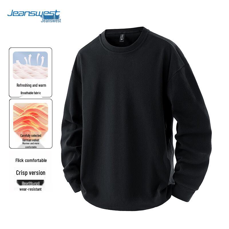Jeanswest Men's De Velvet Thermal Sweatshirt