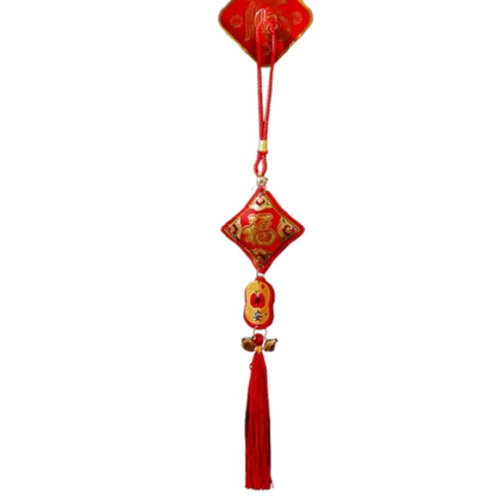 Creative Spring Festival Decoration Pendant Reusable New Year Ornaments Red Lantern String Home