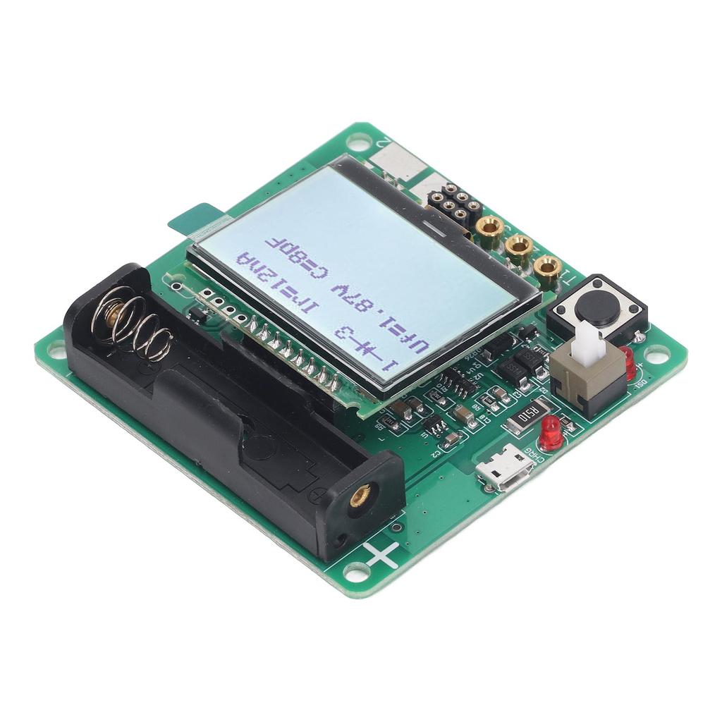 Транзисторный тестер ЖК-дисплей ESR индуктивность измеритель емкости автоматическое отключение для DIY