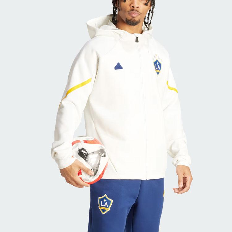 Adidas La Galaxy Designed For Gameday Anthem Jacket Men Jacket White IQ0719