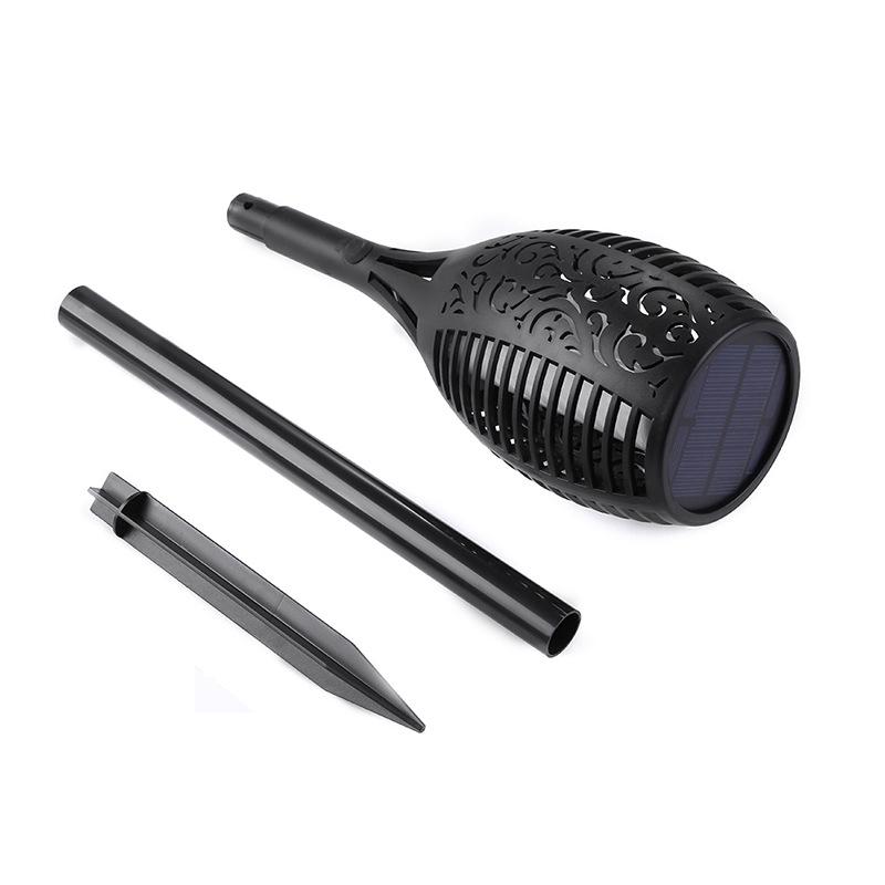 Solar 96LED Outdoor Flame Torch Light for Garden and Lawn