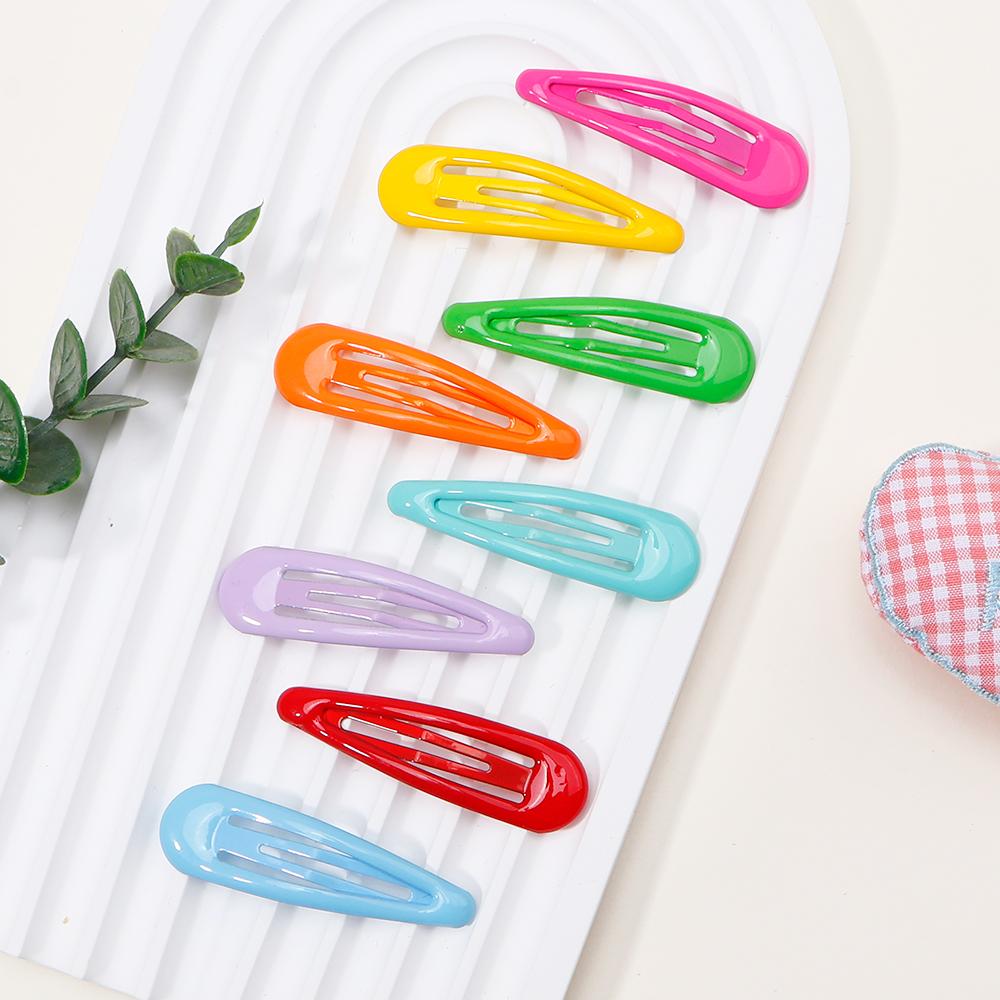 5/10/20 шт./лот Аксессуары для волос Заколка для волос для девочек Капающая однотонная заколка для волос Милая принцесса Зажим для волос Новый детский головной убор