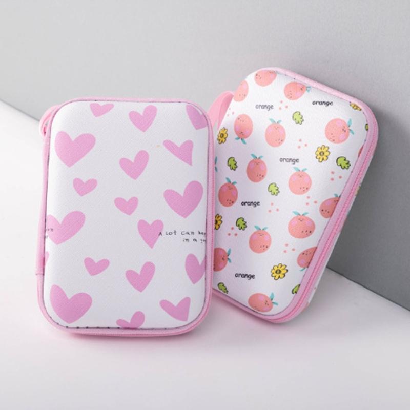 Multicolored Cartoon Shockproof Storage Case Waterproof EVA Materials Compact For Camera Gear School Supplies