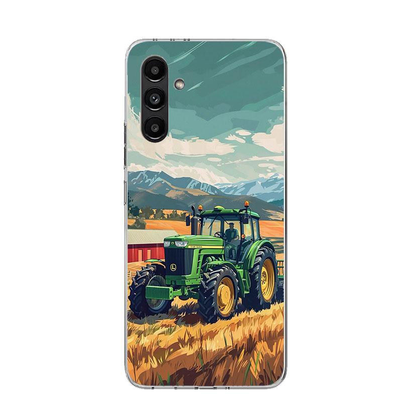 Farm Vehicle Tractor Case Phone Cover for Samsung Galaxy A16 A15 A14 A13 A56 A55 A54 A53 A36 A35 A34 A33 A26 A25 A24 A23 A05S A0