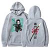Kamado Tanjirou Demon Slayer Printed Hoodie Anime Graphic Sweatshirt Men Casual Tops Long Sleeve Fleece Hooded